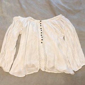 Off the Shoulder, White Shirt